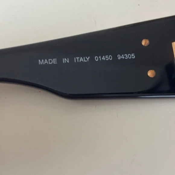 Vintage Chanel Black Rectangular Sunglasses - Picture 4 of 6